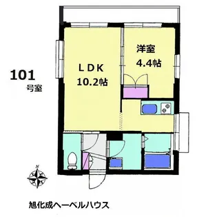 TYD自由が丘【1階】の間取り