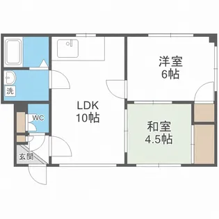 クリスタルハイツ栄町【3階】の間取り