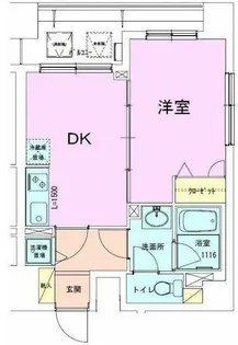 銀座レジデンス参番館【9階】の間取り