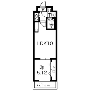 エスグランデ中崎町【1階】の間取り