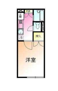 アドバンス鶴川【1階】の間取り