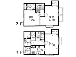 スカイガーデン大野原4号地【1階】の間取り