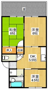 ロンドンタウン【2階】の間取り