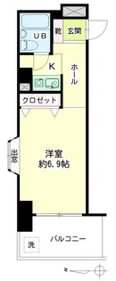 第22新井ビル【2階】の間取り