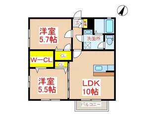 グランドメゾン住吉A棟【1階】の間取り