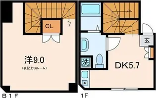 CONTEL SHIROGANE【1階】の間取り
