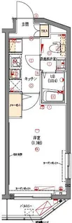 グロウワード東京Nアリビエ【3階】の間取り