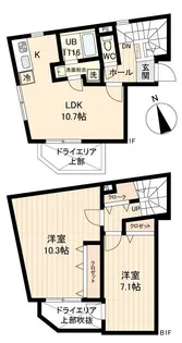 LiveFlat戸越の間取り