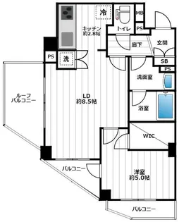 リ・プレゼ恵比寿【3階】の間取り