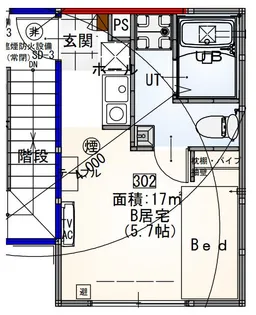 ザキテラス氷川台【3階】の間取り