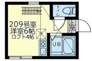 ALEX保土ヶ谷【2階】の間取り