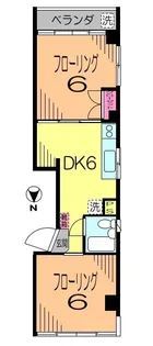 ルナパレス【4階】の間取り