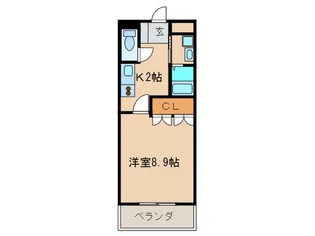 Champs Dores【3階】の間取り