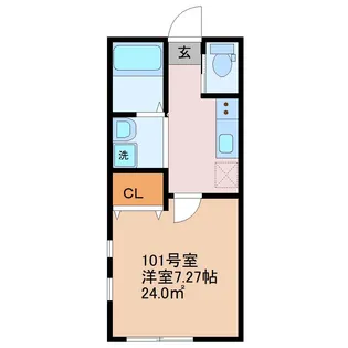 ライズ八千代台【1階】の間取り