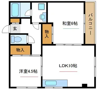 キャンドル【4階】の間取り