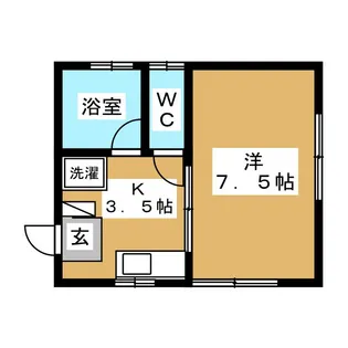 クレセントIII【1階】の間取り
