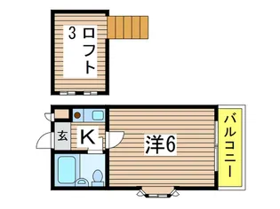ジュネパレス稲毛第2【2階】の間取り