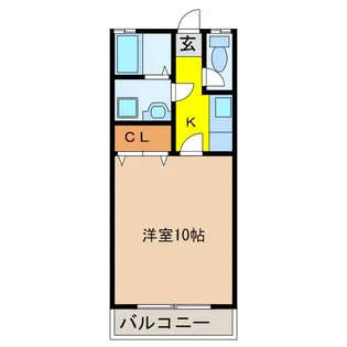 トレンディ平野 A【2階】の間取り