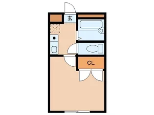 インペリアル【1階】の間取り