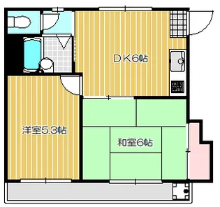 グレース平塚【2階】の間取り