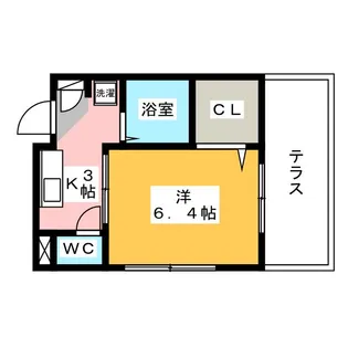シャトルK【1階】の間取り