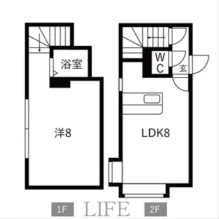 ル・シエル月寒【2階】の間取り