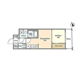 アジュールテラス門前仲町【5階】の間取り