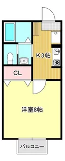 ひくまのハウスB【1階】の間取り