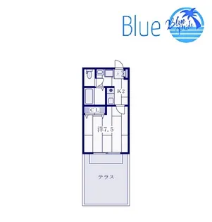 サウスポート上大岡【1階】の間取り