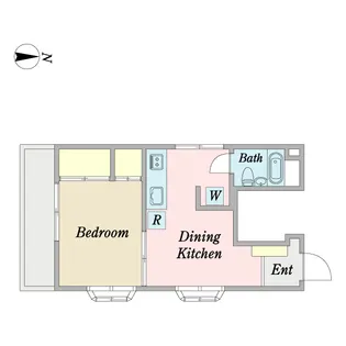 光ハイツビル【4階】の間取り