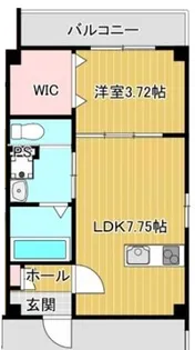 リベラ山坂【3階】の間取り