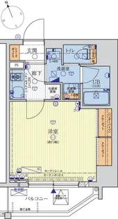 レオンコンフォート西新橋【8階】の間取り