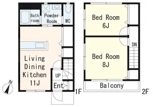 プレシャスコートII【2階】の間取り