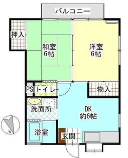 ユーハイム新橋【1階】の間取り