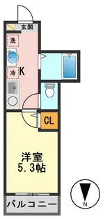 カルムプレイス東小岩【3階】の間取り