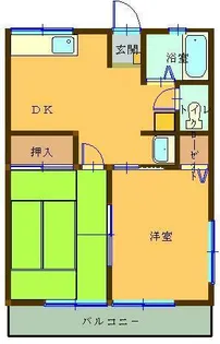シティハイム本庄駅前【2階】の間取り