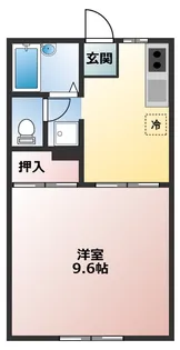 ピエス新境B【1階】の間取り