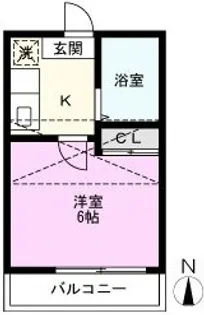 アネックス北越谷21期【2階】の間取り