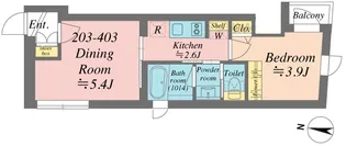 Grande Shakujiidai【4階】の間取り