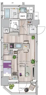プレシスヴィアラ田端【5階】の間取り