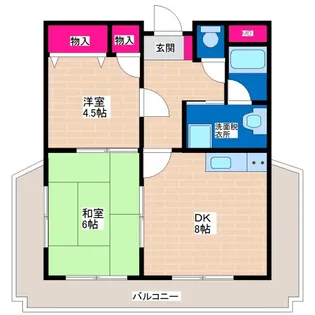 カサヴォストラ喜連3NEWHOPE【3階】の間取り