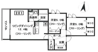 へーベルメゾン立石5丁目【2階】の間取り