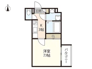 Regalest Fleurir 宇品西【1階】の間取り