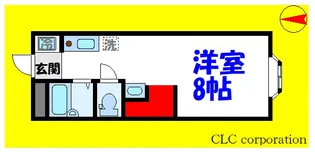 エステートタイム6【1階】の間取り