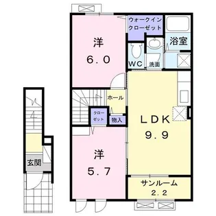 ノルテ リオ【2階】の間取り