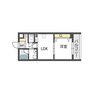 ドゥミルアン東大阪【5階】の間取り
