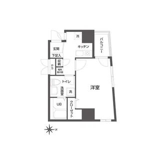 クローバーステイ秋葉原【4階】の間取り