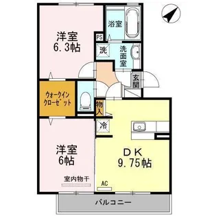 自由ヶ丘レジデンス【3階】の間取り