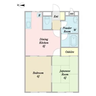 ティアラガーデンB【1階】の間取り