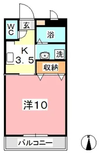 フジパレス【4階】の間取り